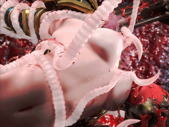Sex of a girl with an alien from outer space FullHD video